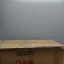 Puleo International 6ft Pre-Lit Potted Flocked Arctic Fir Pencil Christmas Tree with 120 Warm White Lights, 1325 Realistic Dense Snow Flocked Branch Tips, Easy Setup Artificial Trees with Sturdy Stand