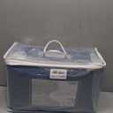 Quilt Oversized King Size Bedding Sets, 100% Cotton Lightweight Luxury Comforter Set, Oversized Extra Wide Stitching Bedspreads Coverlets with 2 Pillowcase Suitable for All Season, Blue