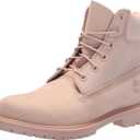 Timberland Women's 6" Premium Waterproof Boot (7, Light Pink Nubuck)