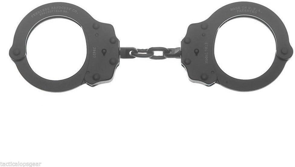 Peerless Handcuff Company 730CB Superlite Chain Link Handcuff Black Finish