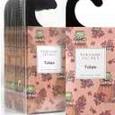 Large 12 Packs Tulips Hanging Closet Deodorizer Air Freshener Long Lasting Scented Sachets Smell Goods for House