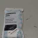 Lin Performance 15-20 mmHg Medical Compression Stockings for Women and Men Thigh High Dot-Top Open Toe Socks for Varicose Vein Swollen legs Travel Flight Pregnant(Black,L)