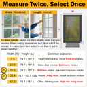 4 x Window Privacy Film One Way Daytime Privacy Static Cling Sun Blocking Anti UV Reflective Window Tint for Home and Office, Natural Silver, 17.5 X 78.7 inch