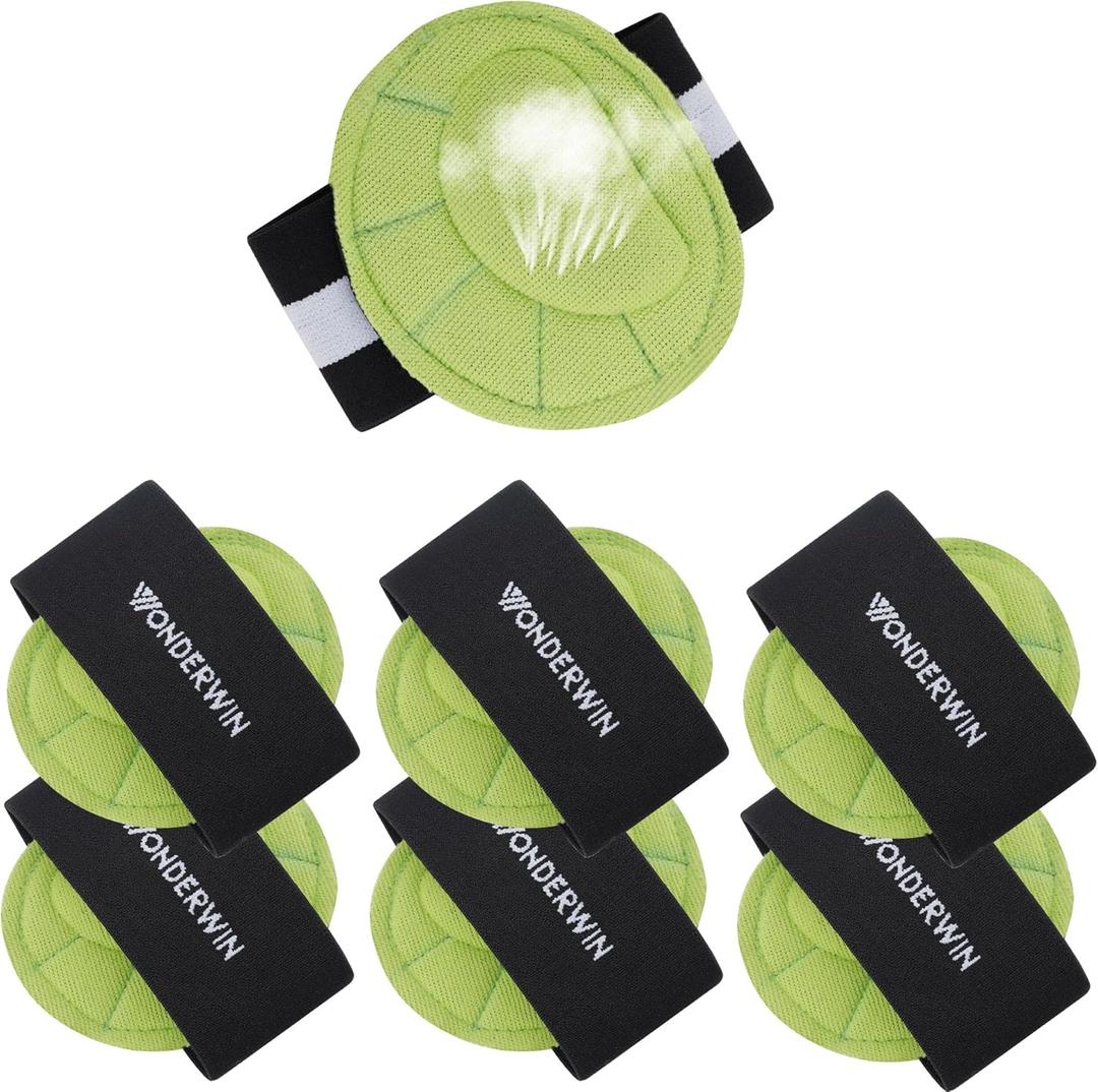 Arch Support Compression Sleeves, 3 Pairs, Cushioned Foot Relief for Plantar Fasciitis and Fallen Arches, Black/Green