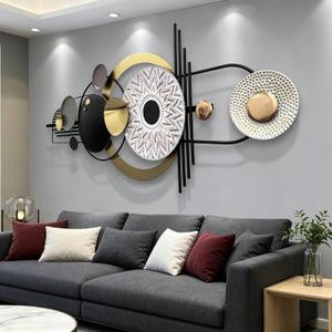 JFUJFU Large Modern 3D Wall Art Metal Sculpture for Home & Office, 59"L x 22"W