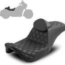 HI-LINE Gel Touring Seat for Harley Touring 2008-2023