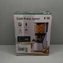 EanOruus Juicer Machines, 3-in-1 Cold Press Juicer with 6.5" Extra Large Chute, 100oz Large Capacity, AC Motor, Makes Juice, Nut Milk & Sorbet, Bright White