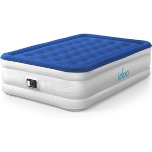 iDOO Air Mattress Full with Built in Pump, Inflatable Blow up Mattress Full for Home Camping and Guest