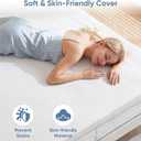DUMOS 3 Inch Full Memory Foam Mattress Topper with Cooling Gel