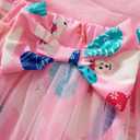 FUNMETA Baby Girl Easter Outfit 4 Piece Kids Long Sleeve Rabbit Romper Toddler Bow Pink Tutu Skirt Headband Leg Warmer Infant Easter Bunny Dress 6-12 Months