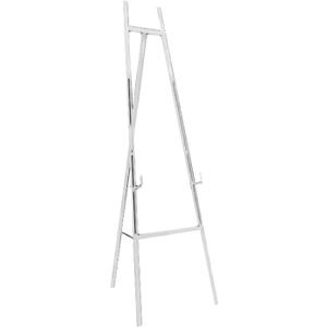 Easel Display Stand,Wedding Welcome Sign Adjustable Stand,Poster Display Tripod with Chain,for Shopping Malls Hotels(White)