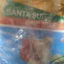 Mannice Santa Claus Costume for Men 9PCS, Christmas Santa Costume Adult Deluxe Santa Suit Professional Santa Outfit