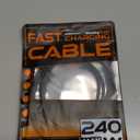 chubbycable Neon Chubby - Fast Charge Cable with Smart Light RGB Color Gradual Light Up 100W Charging Cord LED USB C Cable Compatible with iPhone 17-15 Series, Black, Type-C to Type-C, 3.3 FT