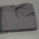 Grounding Sheet, Genuine 95% Organic Viscose Derived from Bamboo + 5% Pure Silver Fiber, Pain Relief - Grounded Fitted Sheet Kit Earth Connected Bedding for Sleep (Caking, Gray), King