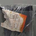 Window Insulation Kit for Winter 75"x79" Cold Weather Thermal Curtain with Heavy Cotton, Insulated Window Cover for Winter & Windows Draft Blocker for Winterizing Windows in Home RV BasementBlack