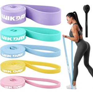 Resistance Bands for Working Out, Exercise Bands, Workout Bands, Pull Up Assistance Bands for Body Stretching Training Physical Therapy Muscle Training for Men & Women (8-100 lbs, 11 Pastel Color)