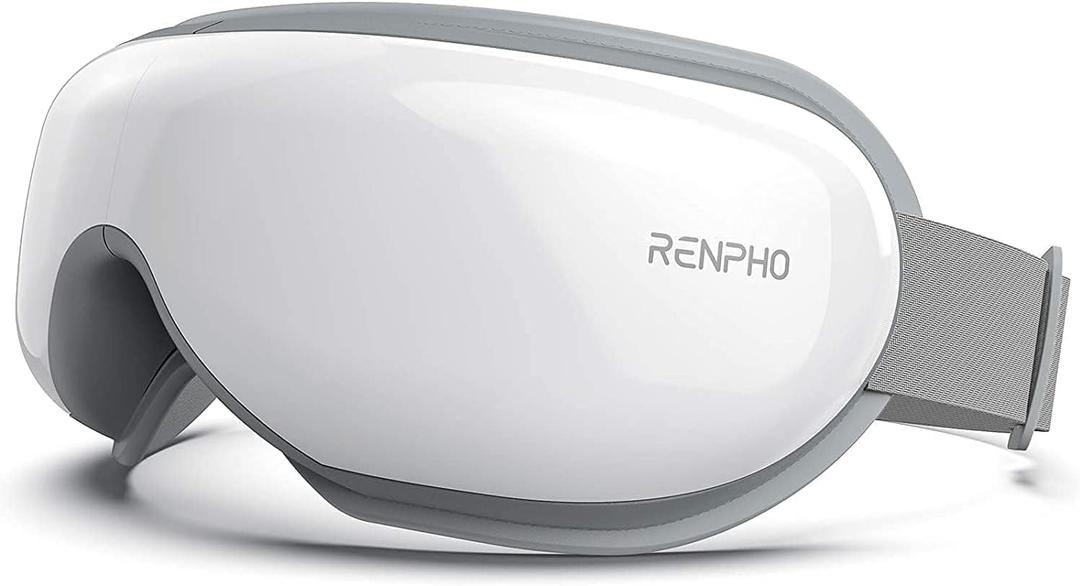RENPHO Eye Massager with Heat, Valentines Day Gifts for Her Him Birthday Gifts for Women Mom, Migraine Relief FSA Eligible HSA Sleep Mask Eye Mask for Dry Eyes Relax, Handheld Massager Eyeris 1