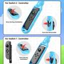 [for /] - KOVA Golf Club for Nintendo Switch 2 (2025)/Switch 1 Joy-Con, Sports Game Accessories Compatible with Mario Golf: Super Rush - Nintendo Switch, 2 Pack Golf Club with Lanyard