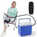 Knee Ice Machine for Post-Surgery – 8-Quart Affordable Cold Therapy Machine for Knee Replacement, 5X Faster Healing, Programmable Ice Therapy with Quiet Motor, Leak-Proof