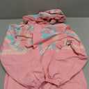 MGEOY Boys Girls Rain Jacket Lightweight Waterproof Hoded Fleece Lined Raincoat Windbreakers for Kids 170