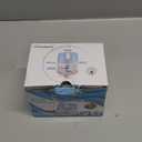 EASYSPEED Electric Garlic Chopper 1Cup, Mini USB Charging Wireless Food Processor with 304 Stainless Steel, 2 Sharp Blades, Portable Kitchen Meat Grinder for Onion, Garlic, Ginger, Chili (White)