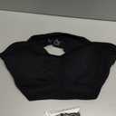 PRETTYWELL Strapless Bra for Women Comfort Non-Slip Seamless Padded Bandeau Bras Wireless Tube Top Bra with Multi-Way Straps Black XL