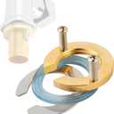 Inside Diameter of 1.22 inch/31 mm Hot and Cold Faucet Fixing Tool Set Lock Nut (Fits 1.24"/31.5mm OD tubing) | Prevent Kitchen and Bathroom Faucets from loosening