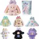 Nommi Blind Box Plush Figures, Cute Vinyl Blind Box Nommi Plush, Collectible Nommi Fantasy World Series, Kawaii Action Figure Mystery Box for Gifts, Single Box (1 of 7 Possible Styles)