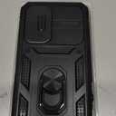 LeYi for Galaxy A36-5G Phone Case: Compatible for Samsung Galaxy A36 5G Case with 2 X Screen Protector, Military-Grade Shockproof, Magnetic Kickstand para Cell Phone Samsung A 36 5G Cover, Black