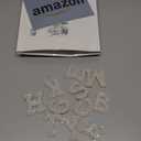 Canlierr 52 Pcs Self Adhesive Pearl Rhinestone Letter Patches Rhinestone A-z Glitter Pearl Sew on Patches Bling Letter Sticker Appliques Fabric Craft for DIY Clothes Bags Hats(Classic Style)