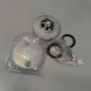 Brushed Bathtub Stopper Tub Drain,Welsan Universal Pop Up Tub Drain Stopper Replacement Tip Toe, Lift and Turn with 2-Hole Overflow Face Plate Cover and EZ Bath Tub Plug (Brushed Nickel)