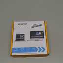 KVM Switch 2 Monitors 2 Laptops USB C,4K@60Hz USB C Dual Monitor KVM Switch for 2 Laptops Share 4 USB 3.0 Devices with 80W PD,Wired Remote and Cables Included