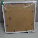 12x12 Picture Frame Set of 2, White Square Photo Frames High Transparent Wall Gallery Desktop Horizontal Vertical for Canvas Collage Photo Poster Certificate 12 x 12 inches