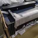 JOOLA Inside Professional MDF Indoor Ping Pong Table with Quick Clamp Table Tennis Net and Post Set - 10 Minute Easy Assembly - Tournament Quality - Foldable with Single Player Playback Mode (25mm)