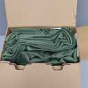 MIULEE Velvet Curtains 84 inches 2 Panels - Luxury Blackout Curtains for Bedroom Living Room Thermal Insulated Super Soft Window Drapes Rod Pocket & Back Tab, Olive Green, W52 x L84 inches