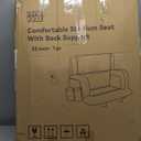 Wide Stadium Seats With Back Support, Exclusive "Sofa Style" Design Extra Thick Bleacher Chairs With Back and Cushion, 6 Reclining Positions - Ultimate Comfort for Sports Events (Grey, 22.5")