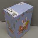 Easter Bunny Snow Globe for Easter Decorations, Easter Basket Eggs Design with Lighting FunctionsUSB or Battery Operated.