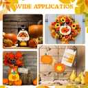 Jetec 32pcs Fall Wooden Pumpkin Cutouts Bulk Fall Thanksgiving Craft Decoration Unfinished Wood Pumpkins Ornaments Autumn DIY Blank Unfinished Pumpkins Crafts Party Home 3.5 x 3.3 Inch
