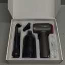 KMM Handheld Car Vacuum Cleaner, 4 in 1 Vacuum Cleaner 16000Pa Air Duster, 3-Speed Adjustable 120W High Power Vacuum Cleaner with LED Light and Multi-Nozzles for Car, Home, Office, Pet (Gray)