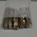FOCUSLINE 160 Pack Gold Plastic Silverware Set, including 80 Gold Forks, 40 Knives, 40 Spoons, Disposable Flatware Heavy Duty Plastic Cutlery Set for Weddings, Catering, Parties, Dinners