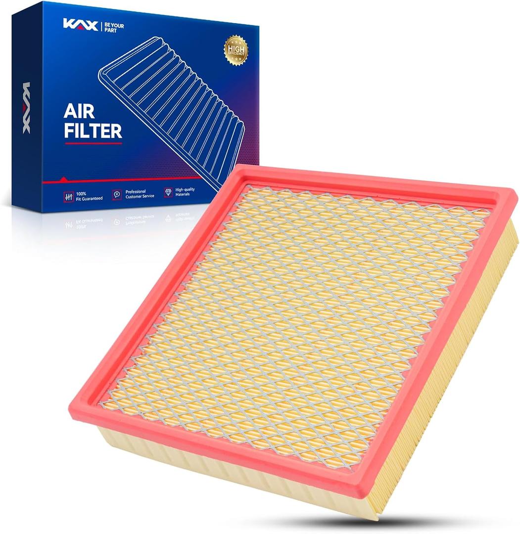 KAX Engine Air Filter, CA9762 Replacement for Dodge Durango 2004-2009, Chrysler Aspen 2007-2009, Toyota Highlander 2011-2016, Lexus RX450h 2010-2015, LX600 2022-2024, GX550 2024