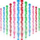Outus 24 Pcs Maze Pen Puzzle Novelty Ballpoint Pen Fidget Toy with Ball Maze Inside for Back to School Student Gift Stress Relief Office Stationery Birthday(Pink, Blue, Red, Green)