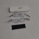 JM 2 Pack Magnetic Reading Glasses for Men Women, Hang Neck Blue Light Blocking Computer Readers Black & Tortoise +2.5