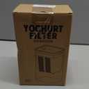 Yogurt Strainer1.9QT/0.475GAL Total & 0.8QT/0.2GAL Filter, Yogurt Strainer Greek Yogurt Strainer Yogurt Press, BPA-Free PP Strainer for Whey SeparationTotle1.9QT (1.9Quarts-White)