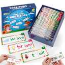 30 Read and Rhyme Flip Books, Phonics Flash Cards, Word Family Build Book, Learn to Read Sight Words Flash Cards Kindergarten, Phonics Flip Books for Kids Preschool Learning Activity, Reading Games