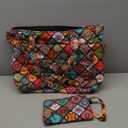 TOPDesign Puffer Tote Bag for Women, Lightweight Puffy Handbag with Compartments, Quilted Shoulder Bag for Work, Travel, Gym (Large, Yoga)