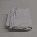 Guken Off White Blackout Curtains 102 Inch Length 2 Panels Set for Living Room Bedroom Back Tab Thermal Insulated 100% Black Out Linen Drapes Room Darkening Window Curtains 102 Inches Long