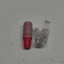 Hiboom 6.56 Feet Cups String Lights, Mini Cups Light Party Decoration, Battery Operated LED for Party Supplies Graduation Season (Red,2 Pack)