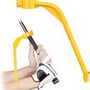 GreenHaven Golf Training Wrist Hinge Golf Swing Training Aid Swing Correcting Trainer Tool for Golfers Beginners Arm Elbow Posture Teaching Accessory for Golf Club Practice (Yellow)