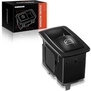 A-Premium Single Power Window Switch Compatible with Mercedes-Benz W164 W251 ML350 ML450 ML550 ML63 AMG R320 R350 R500, Front or Rear Side, Replace # 2518200510, 25182005109174